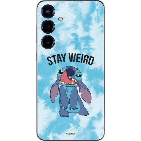 Disney Lilo and Stitch Stay Weird Galaxy S25 Skin